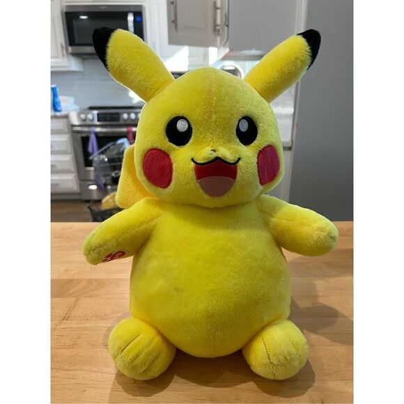 Pokemon Other - Talking Pokemon Pikachu 17"  Plush Build-A-Bear Nintendo. Tested and works